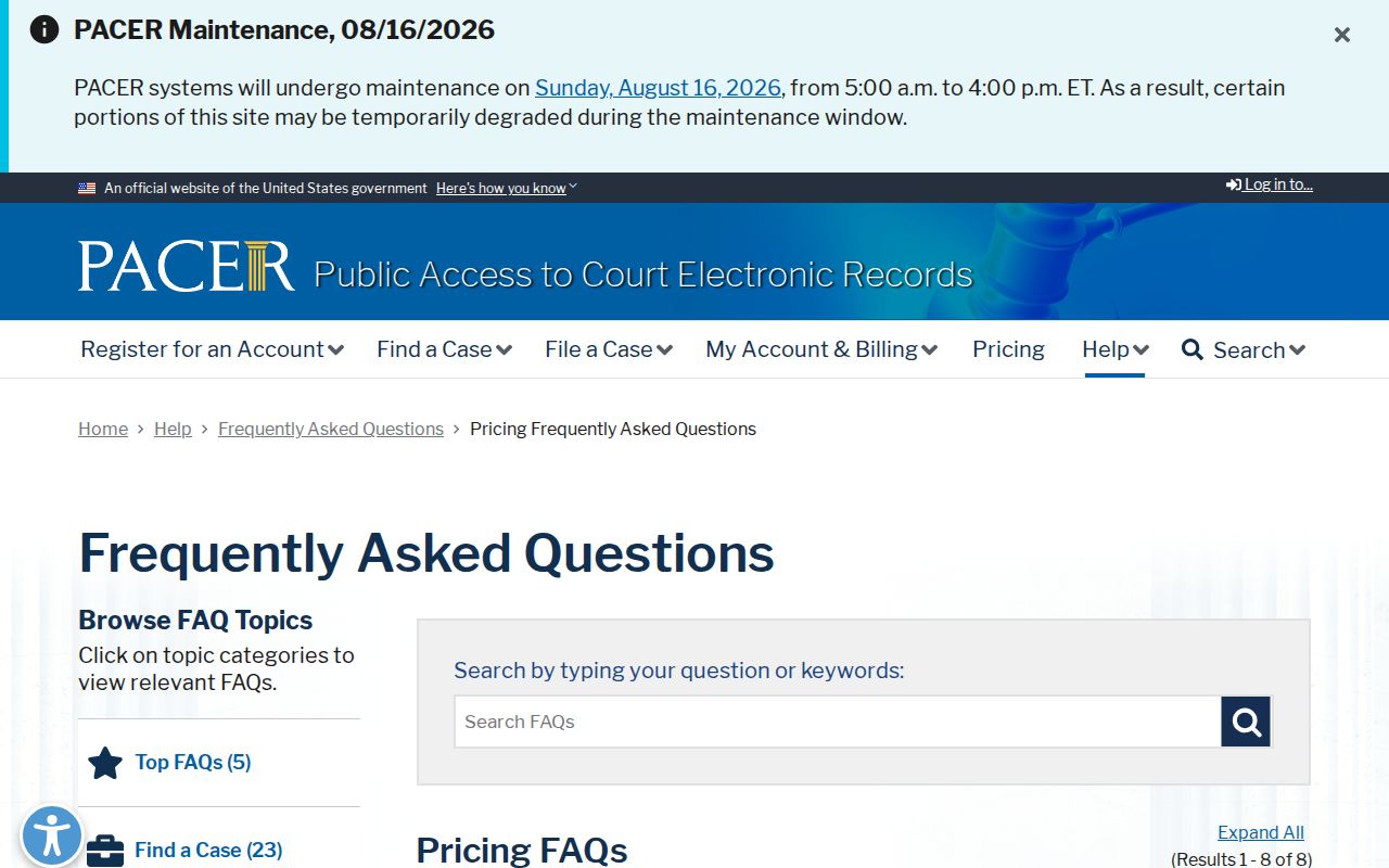 Federal docket custodian distinction for a Hurtsboro court record search